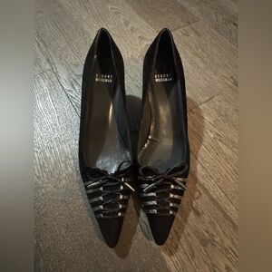 Stuart Weitzman Black Strappy Heels